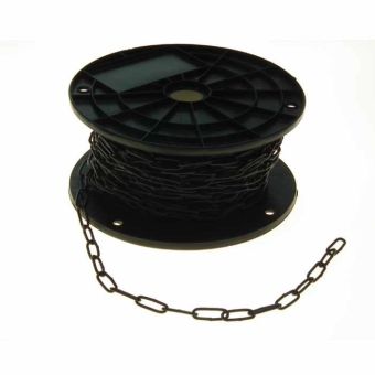 3 mm x 26 mm Black Chain (Per Metre)