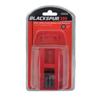Blackspur Utility Knife Blades & Dispenser - 50 pieces