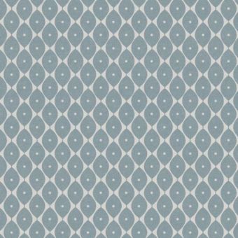 Bonita International Round Oilcloth / Table Cover - Blue Leafed