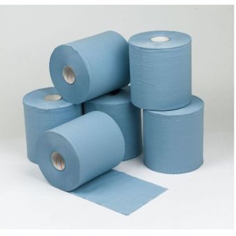 Concept 2 Ply Blue Centre Feed Roll 150m x18.5cm