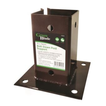 Bolt Down Post Support - 75 x 75mm