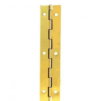 EB Brass Piano Hinge - 1.8m x 25mm