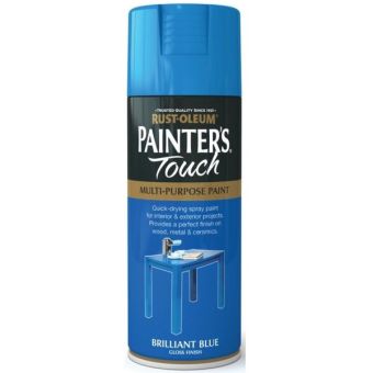 Rust-Oleum Painters Touch Spray Paint - Brilliant Blue Gloss 400ml