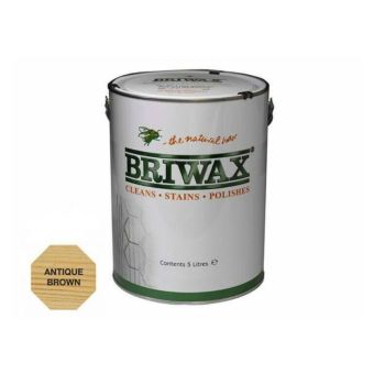 Briwax Original Wax Polish Antique Brown 5L