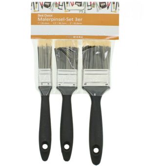 Assorted Paint Brush Set - Pack of 3