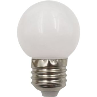 Tezla 1W ES Golf Ball Lamp - Cool White - Frosted