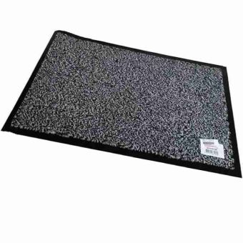 Dosco Wash & Clean Anti-Slip Mat - Black / White (Grey) 60 x 90cm