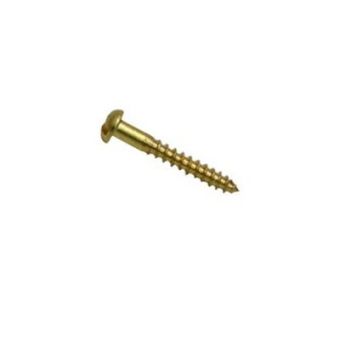 1in 1/2 X 8 Slotted Brass Woodscrew