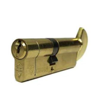 Tessi Snap Safe Euro Cylinder Profile Size: 40/30 Brass Thumb