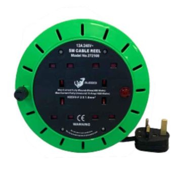 4 Socket Cassette Reel - 5m 13A