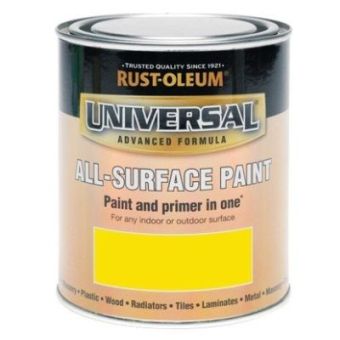 Rust-Oleum Universal All Surface Paint Canary Yellow Gloss 250ml