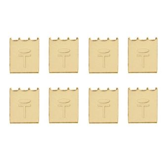 Takker Brass Plated Canvas Print Hangers (Pack of 8)