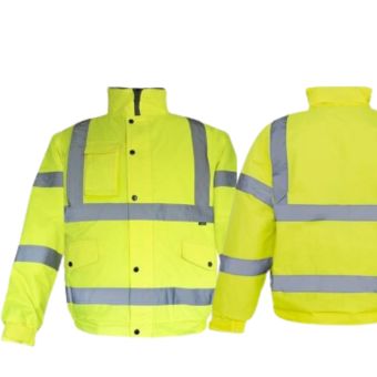 Cargo Hi-Vis Bomber Jacket - Size S