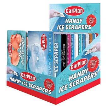 CarPlan Credit Card Ice Scraper – Compact Frost Remover