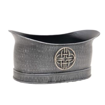 Castle Living Celtic Log Bucket Black 54cm