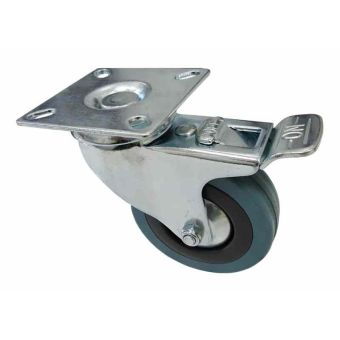 Select Swivel Wheel Castor With Brake 75mm