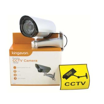 Dummy CCTV Camera - Silver