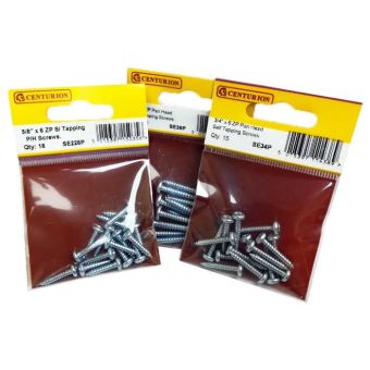 Centurion Zinc Plated Pan Head Self Tapping Screws