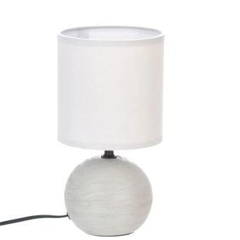 Ceramic Table Lamp - Light grey