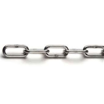 8mm x 52mm Bright Zinc Chain Per Metre