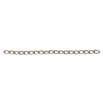 Nickel Plated Decorative Chain 2 x 11mm - Price per metre