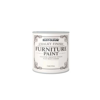 Rust-Oleum Chalky Finish Furniture Paint Chalk White 125ml