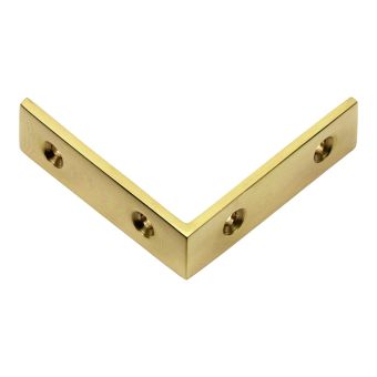 Chest Strap 51mm x 51mm x 16mm - Polished Brass