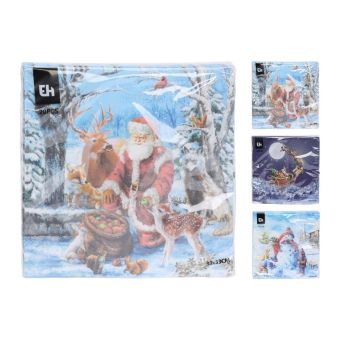 Christmas Napkins 33X33Cm