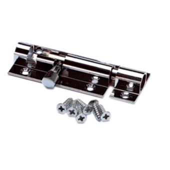 2 1/2" Chrome Barrel Door Bolt