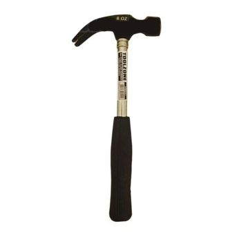Toolzone 8oz Tubular Handle Claw Hammer