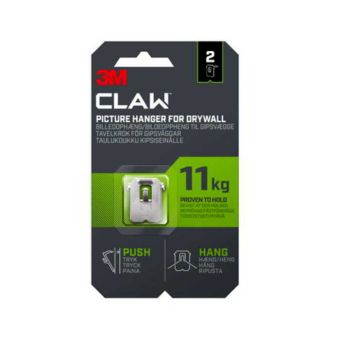 3M CLAW 3PH11-2UKN Drywall Picture Hanger 11kg 2pk