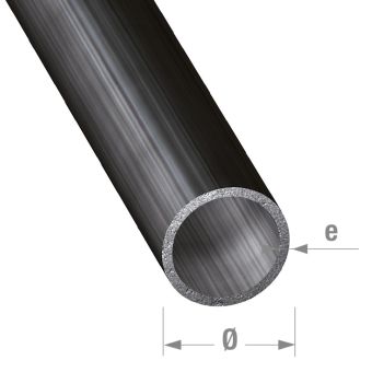 Cold Profiled Steel Round Tube 20mm x 1.2mm x 1m