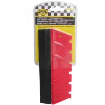 Tile adhesive comb