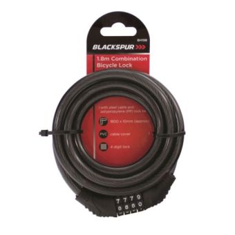 10mm X 1.8m Combination Cable Lock