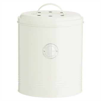 Typhoon Living Compost Caddy - Cream