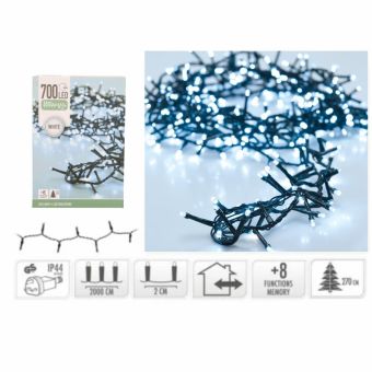 Cool White 700 LED 8 Function Memory Decoration Lights