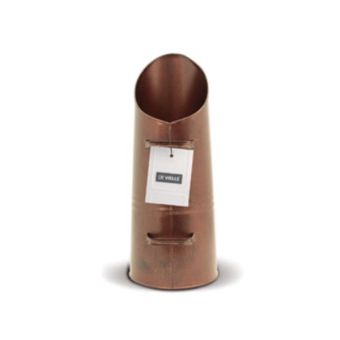 De Vielle Coal Hod 22in Copper Hammered Finish