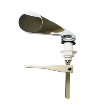 Chrome Plated Paddle Easi Flush Cistern Lever Set