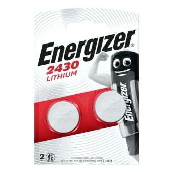 Energizer CR2430 3V Lithium Coin Cell Battery - Pack Of 2