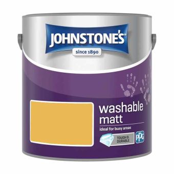 Johnstones Interior Washable Matt Paint - Crushed Pineapple 2.5L