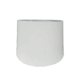 Cream Crystal Pleat Lamp Shade - 30cm