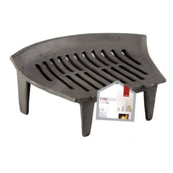 De Vielle Curved Front Fire Grate - 18"