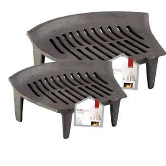 De Vielle Curved Front Fire Grates