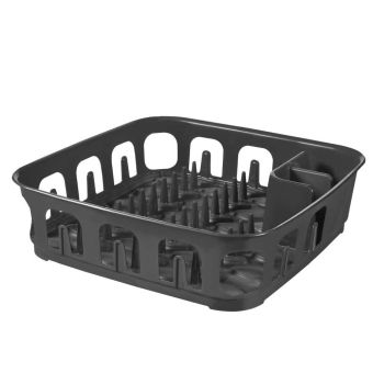Curver Essential Grey Rectangular Dish Drainer