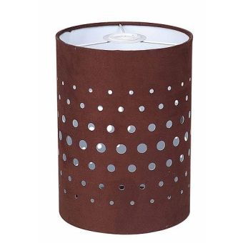 Toronto Cylinder Lampshade - Chocolate