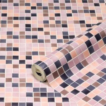 D-C-Fix Carrara Mosaic Tile 3D Splashback Wall Cover 4m x 67.5cm