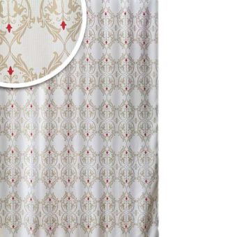 Blue Canyon Damask Shower Curtain - 180 X 180cm