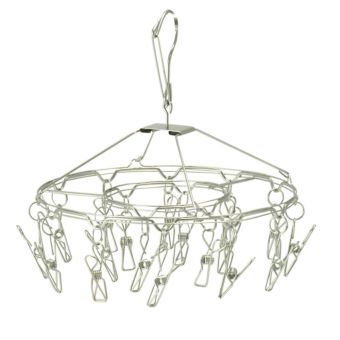 De Vielle Premium Round Stainless Steel Sock Hanger