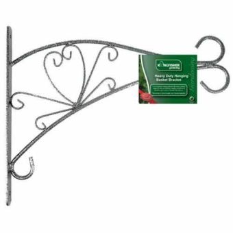 12" Heavy Duty Decorative Metal Wall Bracket For Hanging Baskets