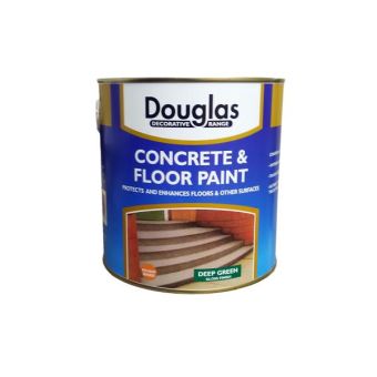 Douglas Concrete & Floor Paint - Deep Green Satin Finish 2.5L
